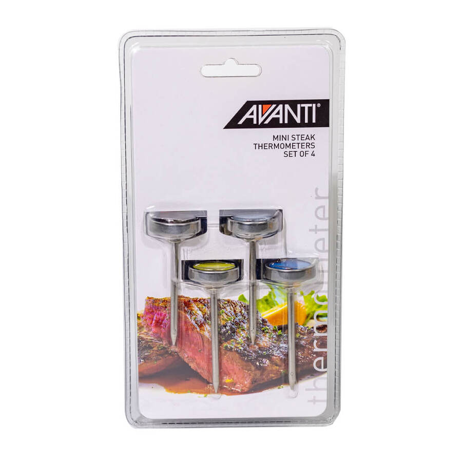 Mini Steak Thermometers - Set of 4